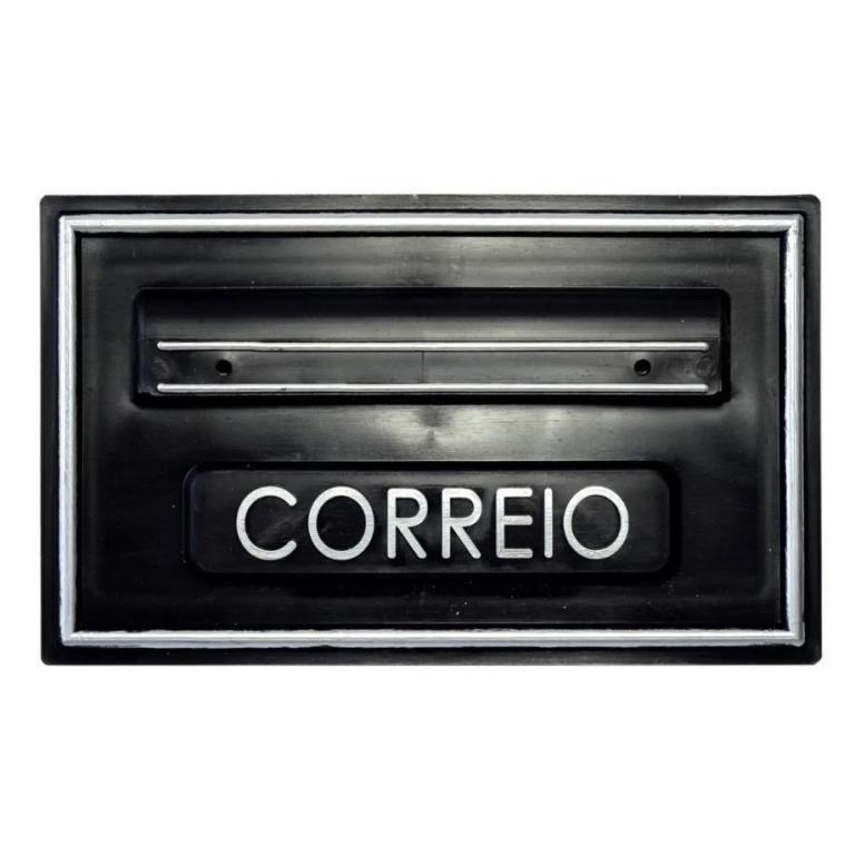 CAIXA DE CORREIO 5 P PRATA GRADE E MURO REAL