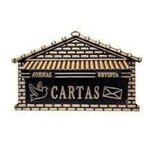 CAIXA DE CORREIO 8 P OURO MURO REAL