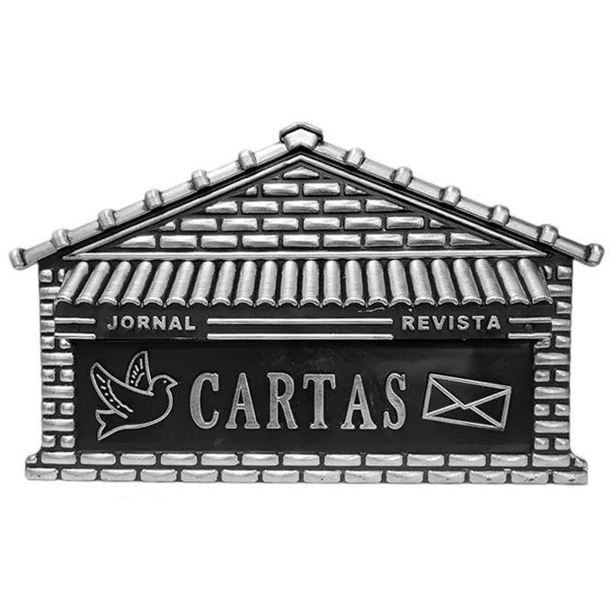 CAIXA DE CORREIO 8 P PRATA MURO REAL