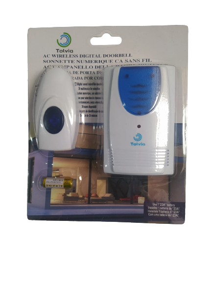 CAMPAINHA DE P. C/ CONTR. REMOTO DIGITAL - TOLVIA