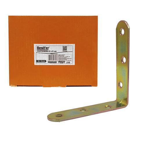 CANTONEIRA BICROMATIZADA 8X8X1.9CM - 50PCS BESTFER