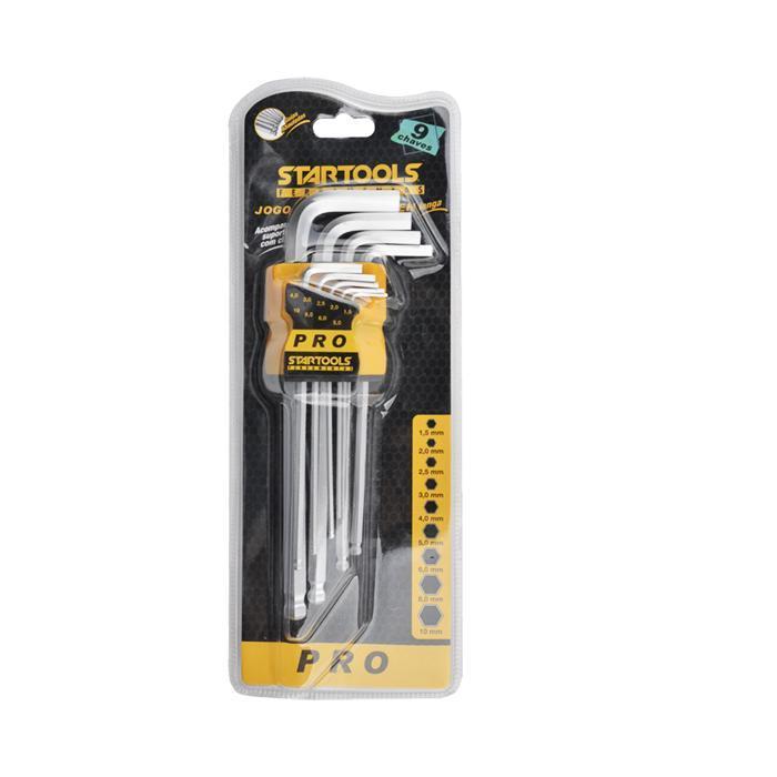 CHAVE ALLEN LONGA GUIA (9 PÇS) STARTOOLS