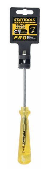 CHAVE FENDA 3/16 X 4” CRV PONTA MAGNÉTICA / CROMO VANADIUM STARTOOLS