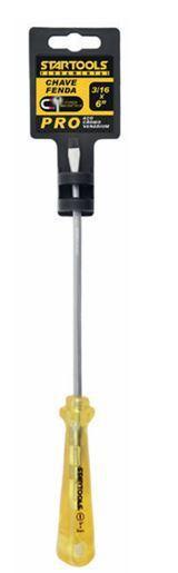 CHAVE FENDA 3/16 X 6” CRV PONTA MAGNÉTICA / CROMO VANADIUM STARTOOLS