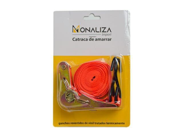 CINTA CATRACA P/ CARGA 25MM X 4 MTS MONALIZA