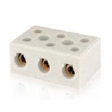 CONECTOR PORCELANA 10MM 3 POLOS BRASFORT