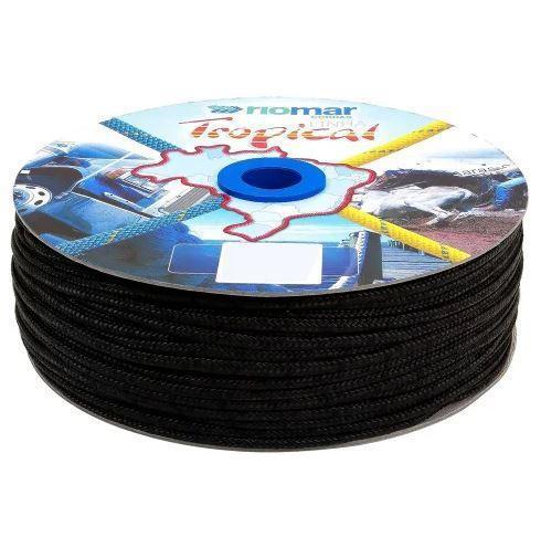 CORDA 06MM PRETA TROPICAL C/ 165M UNICA RIOMAR