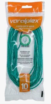 CORDA TORCIDA P/VARAL10 MTS  VERDE EQUIPESCA