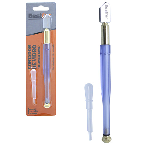 CORTADOR DE VIDRO (DE 3MM ATE 12MM) BESTFER
