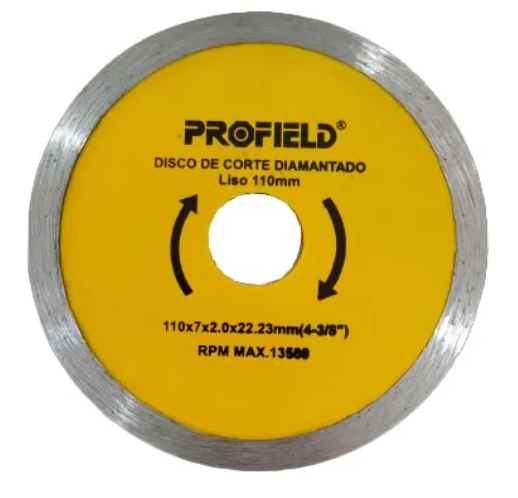 DISCO CORTE CONTINUO LISO 4,5 X 22 MM (REF.477) GOLFIELD