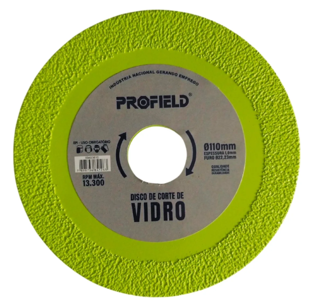 DISCO CORTE DE VIDRO 4.3'' X 22 MM PROFIELD