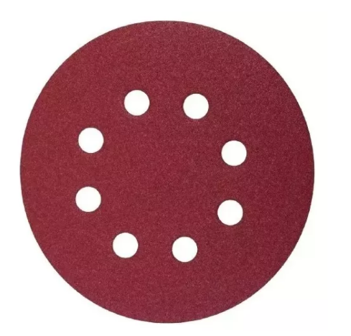 DISCO DE LIXA COM VELCRO PERFURADO 180MM X 36 GRAO (10PÇS) PROFIELD