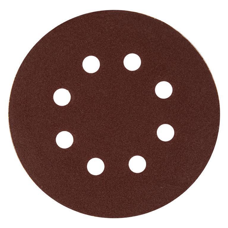 DISCO DE LIXA COM VELCRO PERFURADO GRAO 120 X 125MM (5PÇS) (REF. 738069) MTX