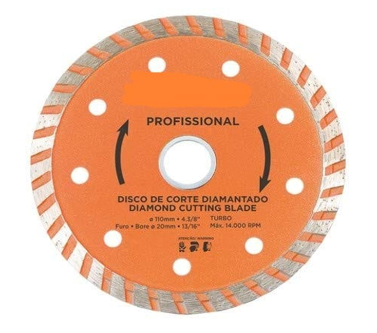 DISCO PORCELANATO 4'' FURO 22 C/ANEL  PROFIELD