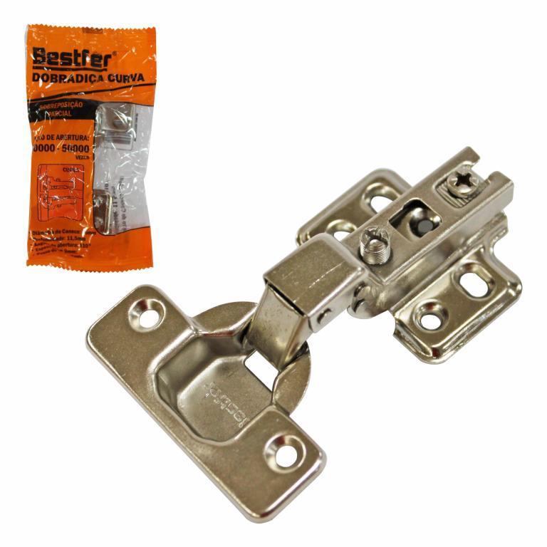 DOBRADICA CURVA SEM AMORTECIMENTO BESTFER