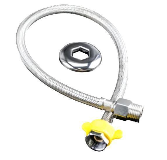 ENGATE FLEXIVEL MALHA INOX 40CM TD METAIS