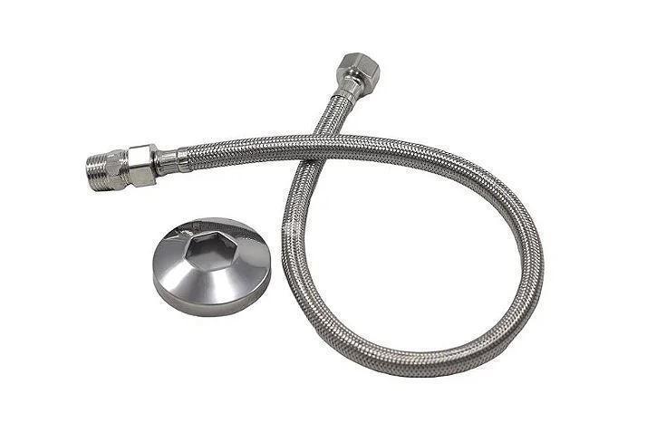 ENGATE FLEXIVEL MALHA INOX 60CM TD METAIS