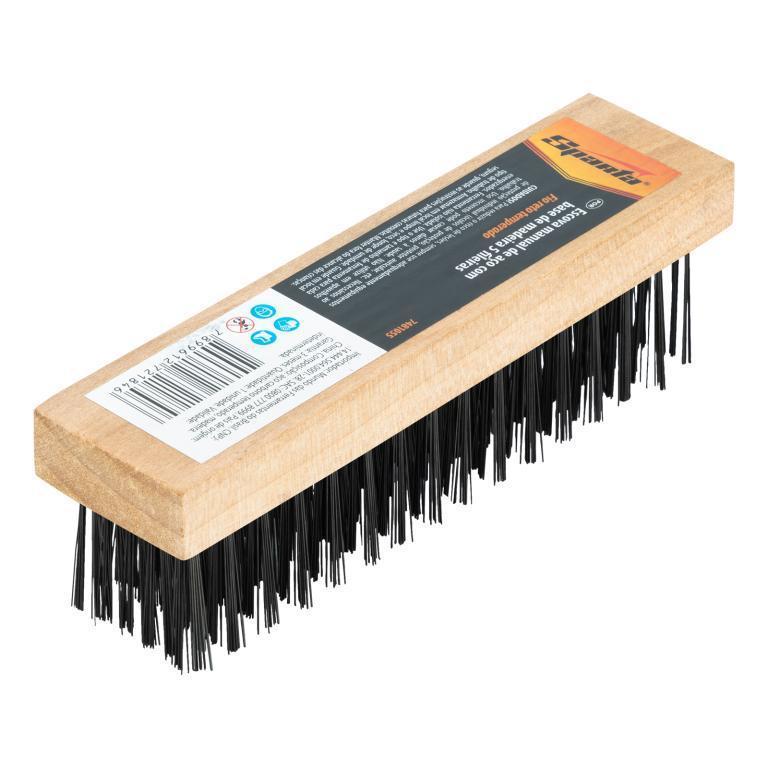 ESCOVA AÇO CARBONO 6 FILEIRAS SEM CABO SPARTA (REF. 7481155)