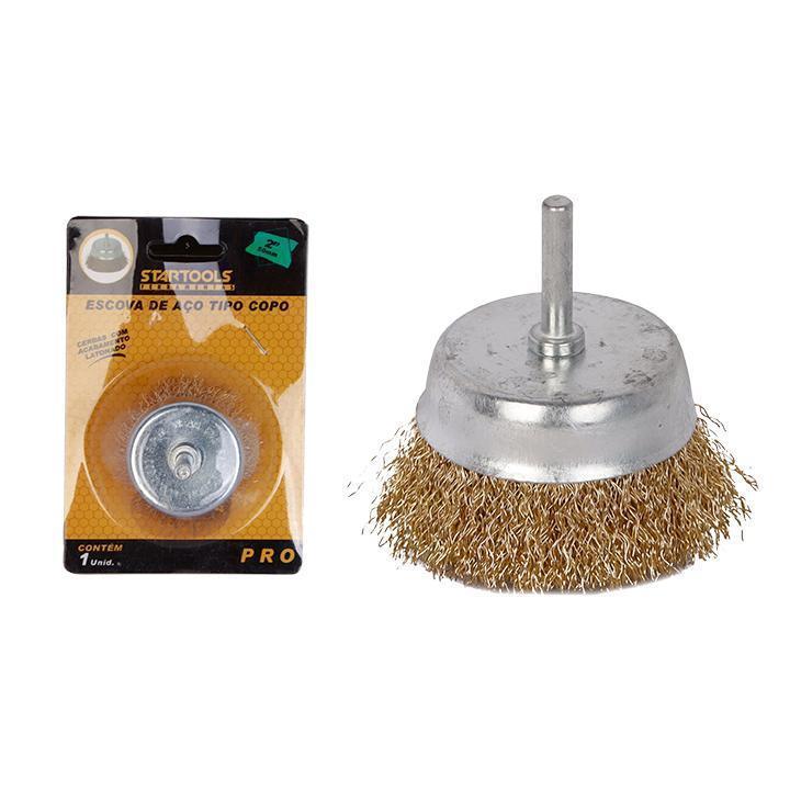 ESCOVA AÇO TIPO COPO 2'' STARTOOLS