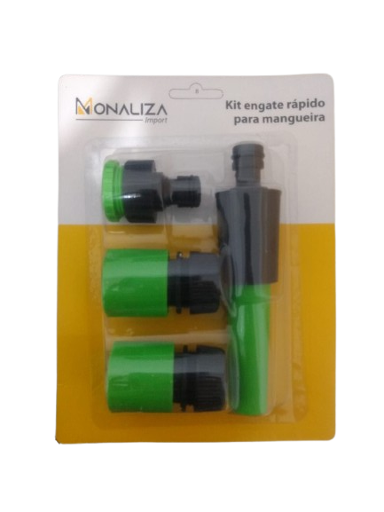 ESGUICHO C/2  RAPIDO + 1 CONECTOR (4 PÇS) MONALIZA