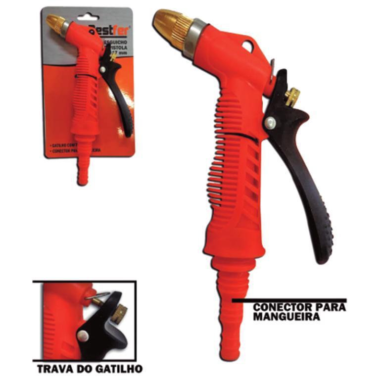 ESGUICHO TIPO PISTOLA CONEC LONGO C/TRAVA BESTFER