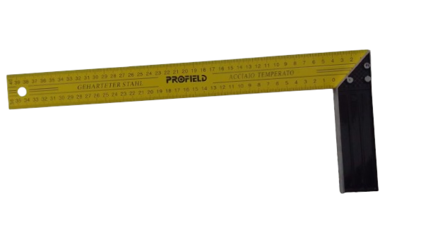 ESQUADRO DE AÇO 16 POL. GOLFIELD