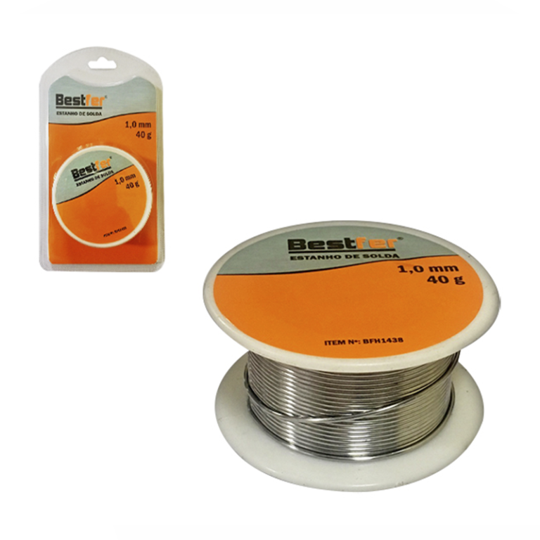 ESTANHO DE SOLDA 1,0MM 40G BESTFER