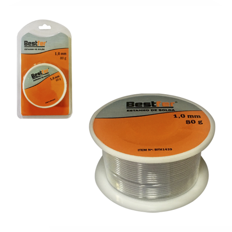 ESTANHO DE SOLDA 1,0MM 80G BESTFER