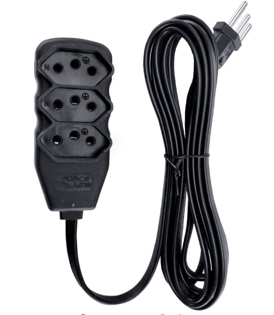 EXTENSÃO TRIPOLAR 5MT CANAA 10A