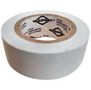 FITA ISOLANTE ANTICHAMA 10M BRANCA BRASFORT