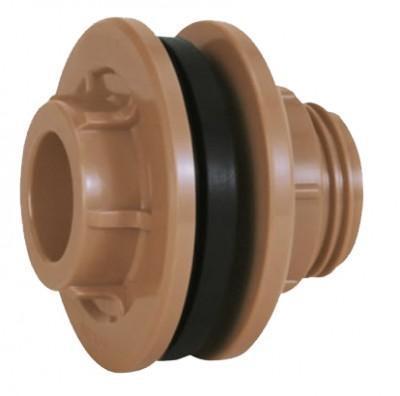 FLANGE P/ CAIXA D'AGUA C/ BORR. 32MM X 1'' UNIFORTTE
