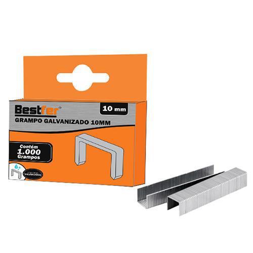 GRAMPO GALVANIZADO 106/10 (1.000UNID) BESTFER