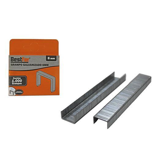GRAMPO GALVANIZADO 106/6 (1.000UNID) BESTFER