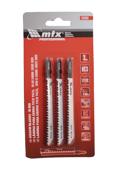 LAMINA DE SERRA TICO TICO (3PÇS) 75 X 3 MTX