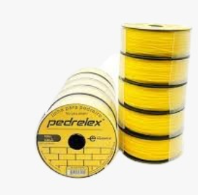LINHA DE PEDREIRO 0.80 X 100MM AMAR. POLIETILENO PEDRELEX