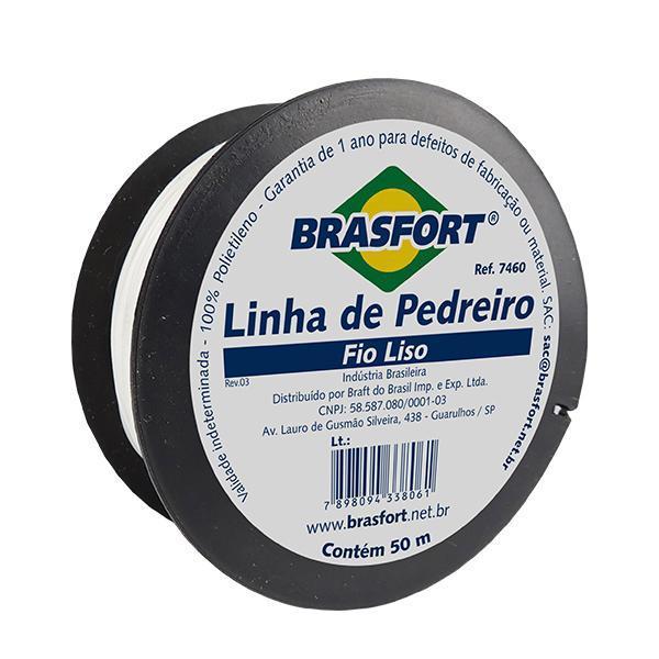 LINHA DE PEDREIRO 1 FIO 50 MTS BRASFORT