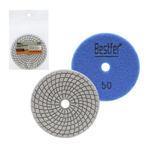 LIXA DIAMANTADA D'AGUA 4'' - GRAO 50 BESTFER