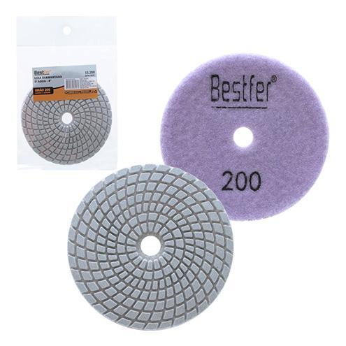 LIXA DIAMANTADA D'AGUA 4'' - GRAO 200 BESTFER