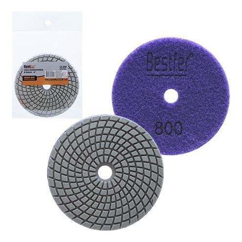 LIXA DIAMANTADA D'AGUA 4'' - GRAO 800 BESTFER