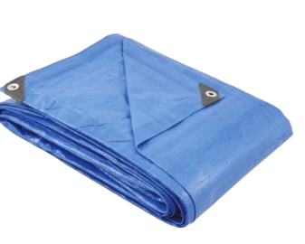 LONA AZUL C/ ILHOES 3 X 2 M 100 MICRAS BRASFORT