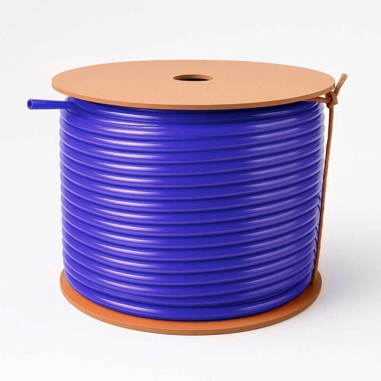 MANGUEIRA AZUL TARJA AMARELA 1/2 X 3,0 POLIPLAST