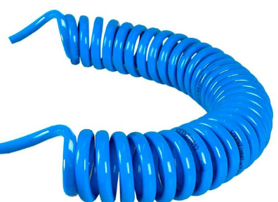 MANGUEIRA ESPIRAL DE PU 8X5.5 C/3,5 MTS AZUL MCA