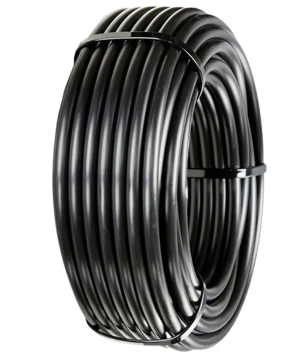 MANGUEIRA NYLON PRETA 6 -10MM EXT. 7MM INT. PAREDE DE 1.5 MCA 10 MT