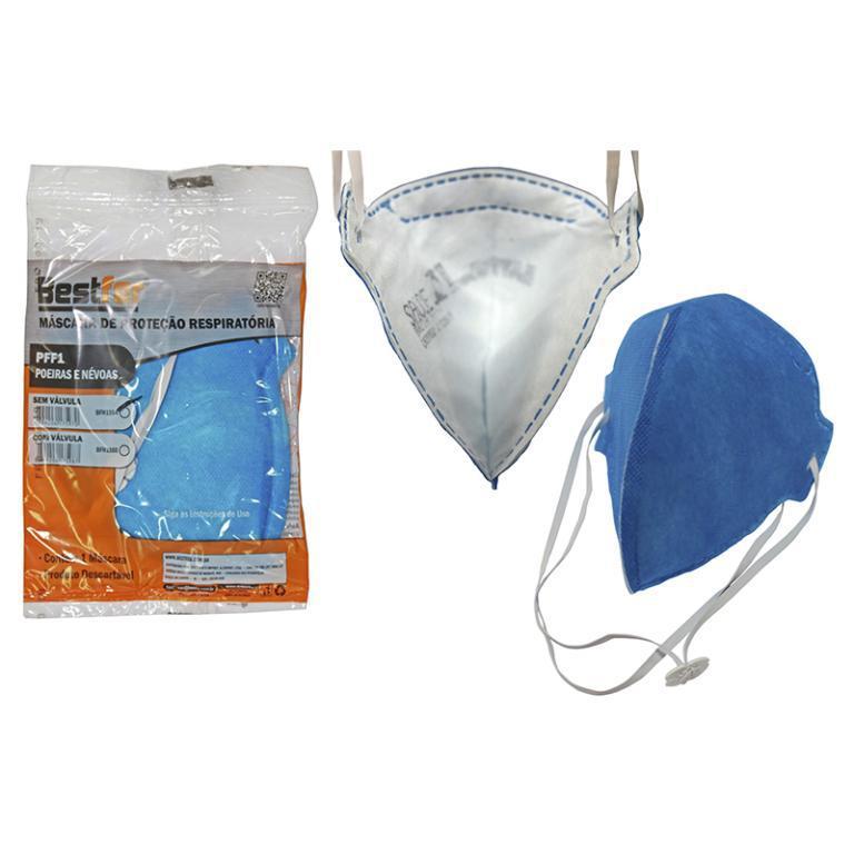 MASCARA DE PROTECAO RESPIRATORIA PFF1 S/VALVULA BESTFER