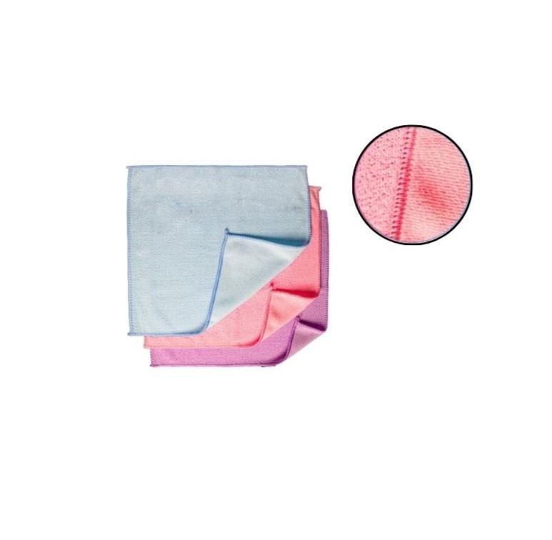 MOP JOGO PANO MICROFIBRA LISO C/3 UN CLEAN TECH