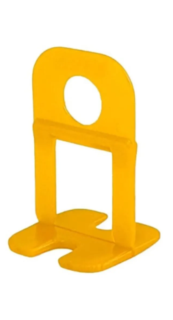 NIVELADOR E ESPACADOR POP P/ PISO GERPLAST 2.0 MM  AMARELO