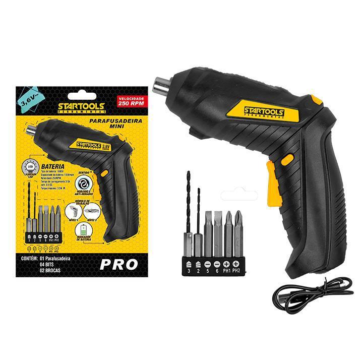 PARAFUSADEIRA MINI A BATERIA STARTOOLS