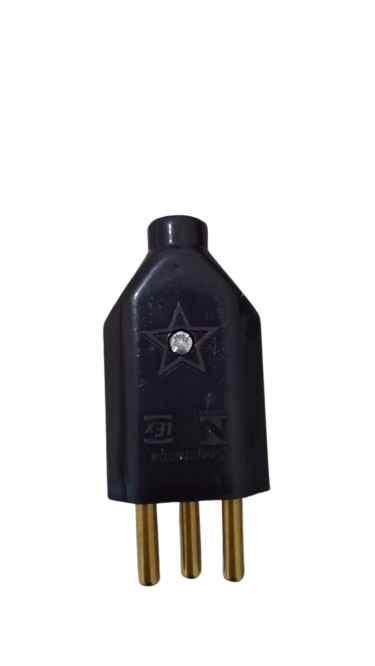 PINO MACHO 3 POLOS 20A LATONADO PRETO CANAA