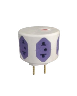 PINO REDONDO 6 SAIDAS 10A/20A C/ FUSÍVEL CANAA