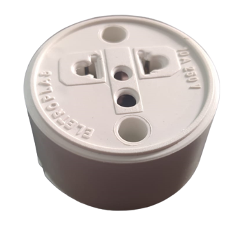 PINO TOMADA EXTERNA SIMPLES REDONDA CANAA